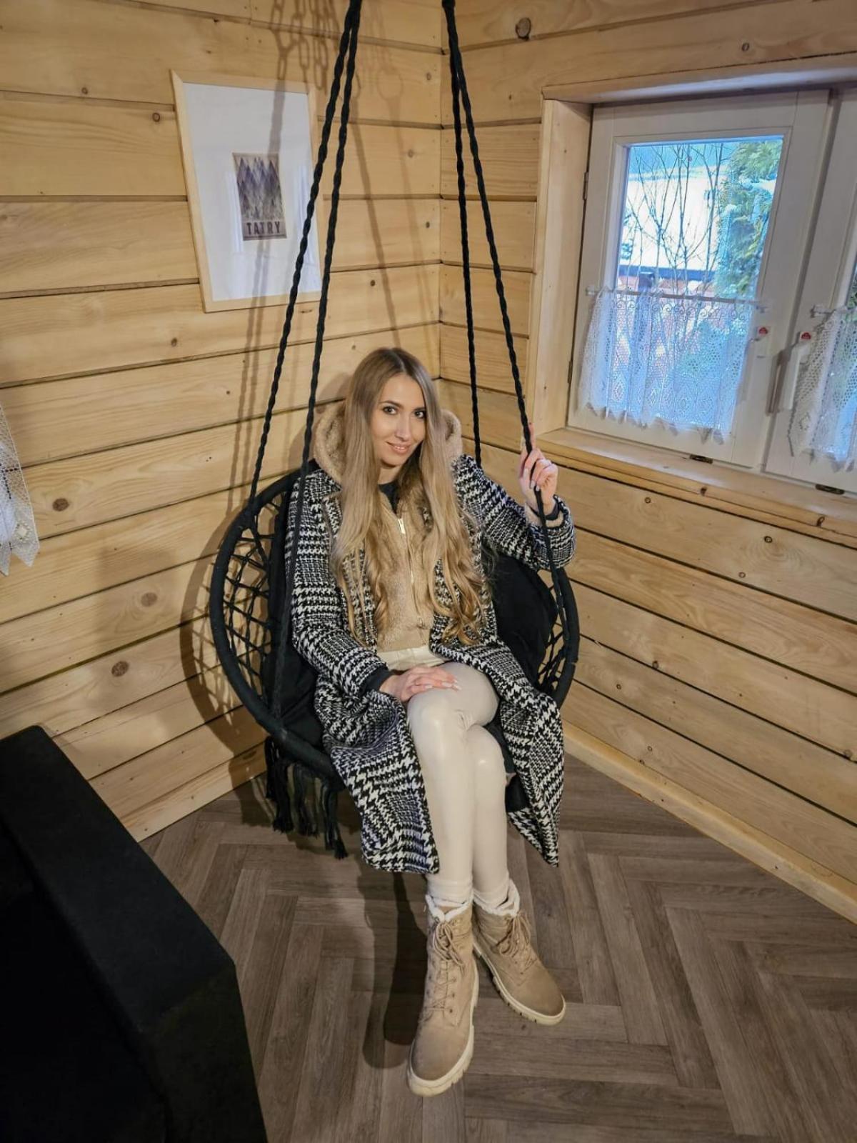 Domek Drewniany Szafran Witów エクステリア 写真